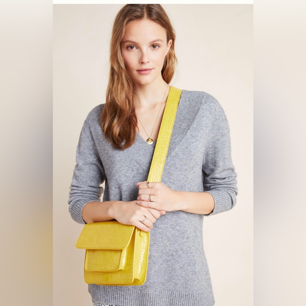 Anthropologie Aubrey V-Neck Sweater